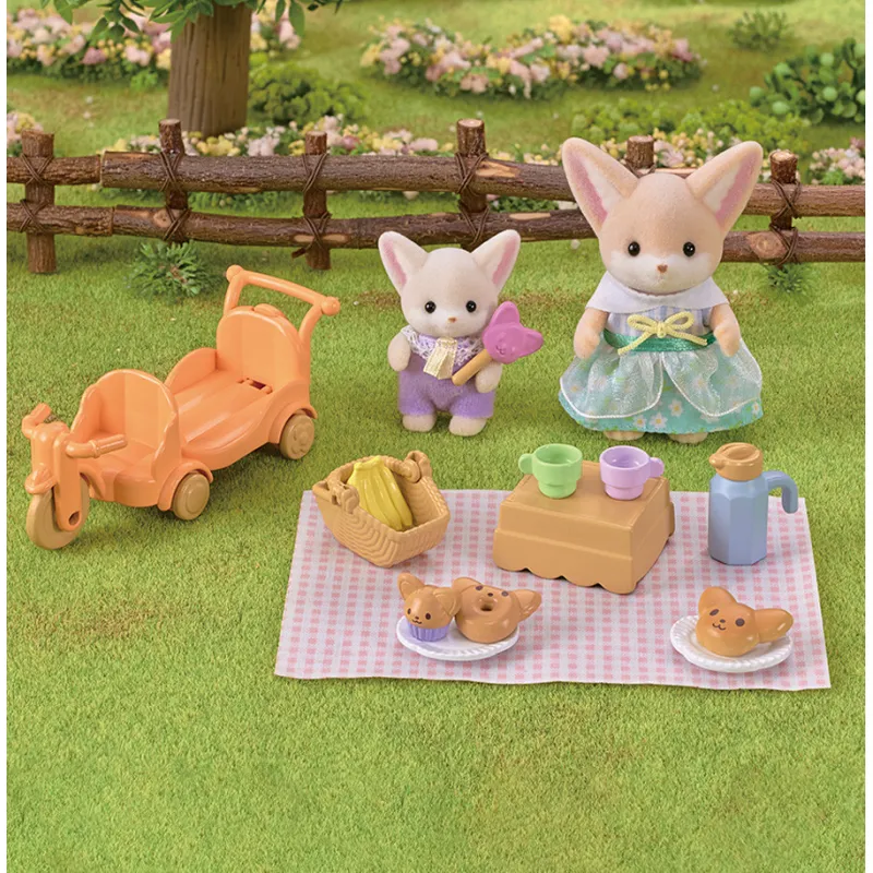 Sylvanian Families - Le set de pique-nique des frères et sœurs Fennec - EPO-5698 - Epoch - Sylvanian Families - Le Nuage de C...