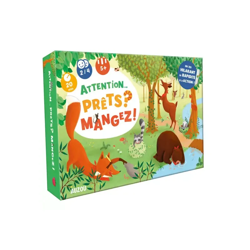 Attention... Prêts? Mangez! - AUZ-9782733882344 - Blackrock Games - Board Games - Le Nuage de Charlotte