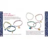 Mon semainier de 7 bracelets en liberty - AUZ-9791039526302 - Editions Auzou - Kit bijoux - Le Nuage de Charlotte