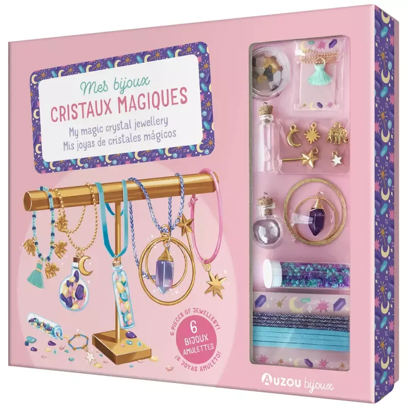 Mes bijoux cristaux magique - AUZ-9791039517614 - Editions Auzou - Kit bijoux - Le Nuage de Charlotte