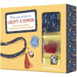 Mon joli collier en libery à pompon - AUZ-9791039510189 - Editions Auzou - Kit bijoux - Le Nuage de Charlotte