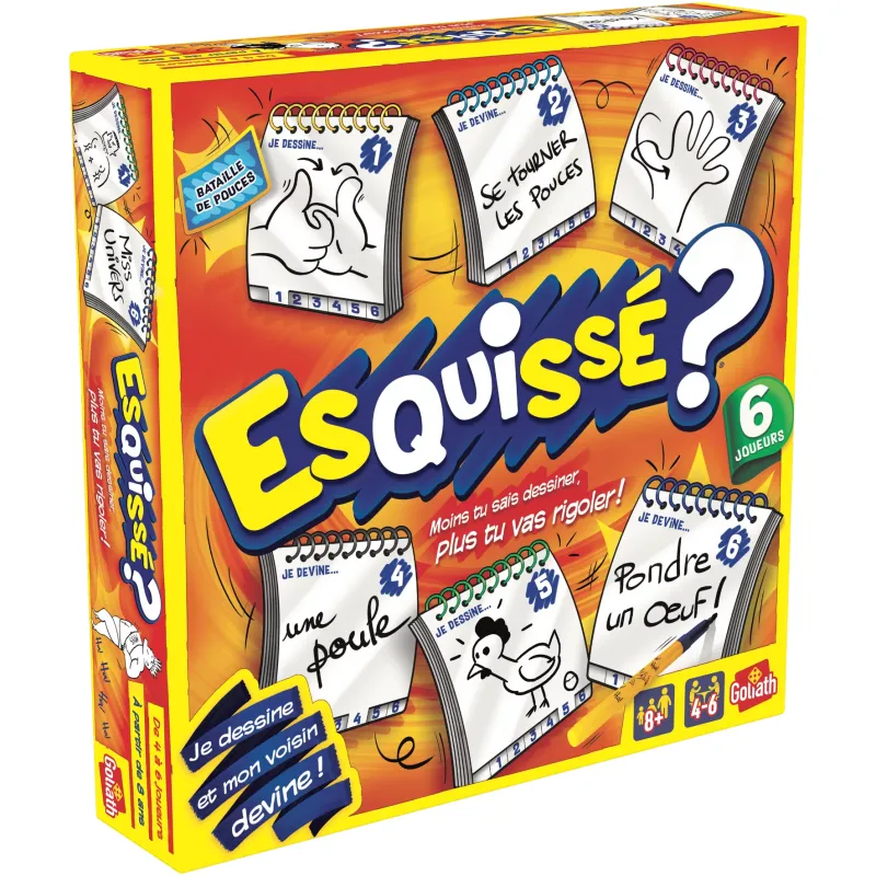 Esquissé? (6 joueurs) - GOL-GL76201 - Goliath - Jeux de société - Le Nuage de Charlotte