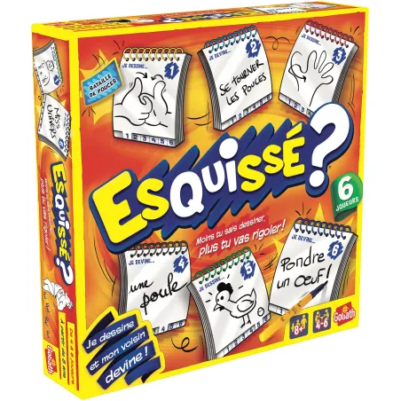 Esquissé? (6 joueurs) - GOL-GL76201 - Goliath - Jeux de société - Le Nuage de Charlotte