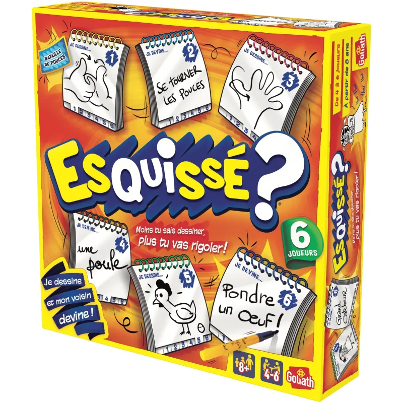 Esquissé? (6 joueurs) - GOL-GL76201 - Goliath - Board Games - Le Nuage de Charlotte