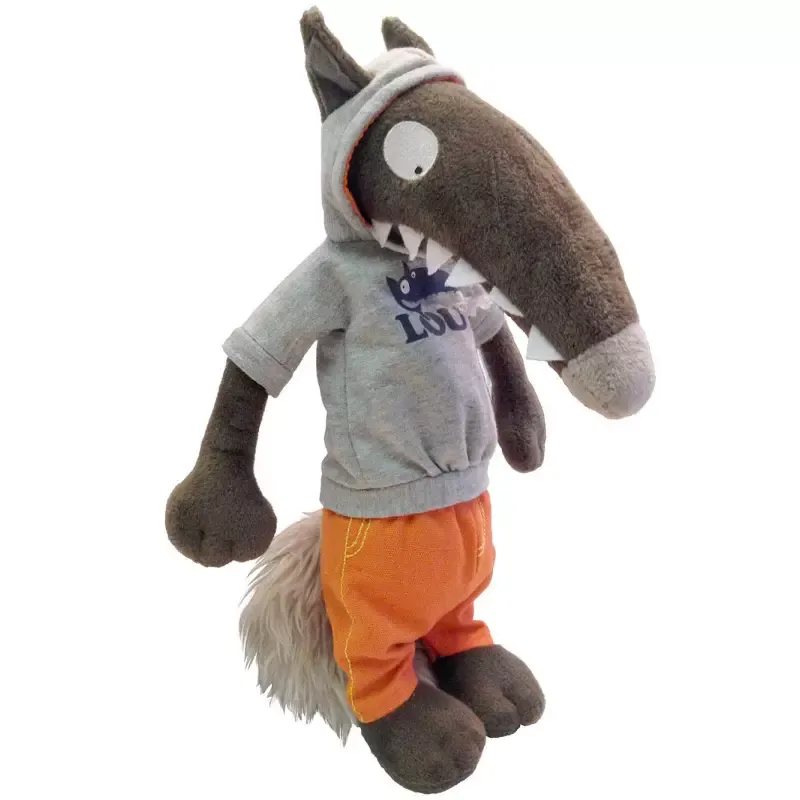 My plush Wolf - Sportswear - AUZ-9782733847244 - Editions Auzou - Loup, Mademoiselle Yeti, ... - Le Nuage de Charlotte