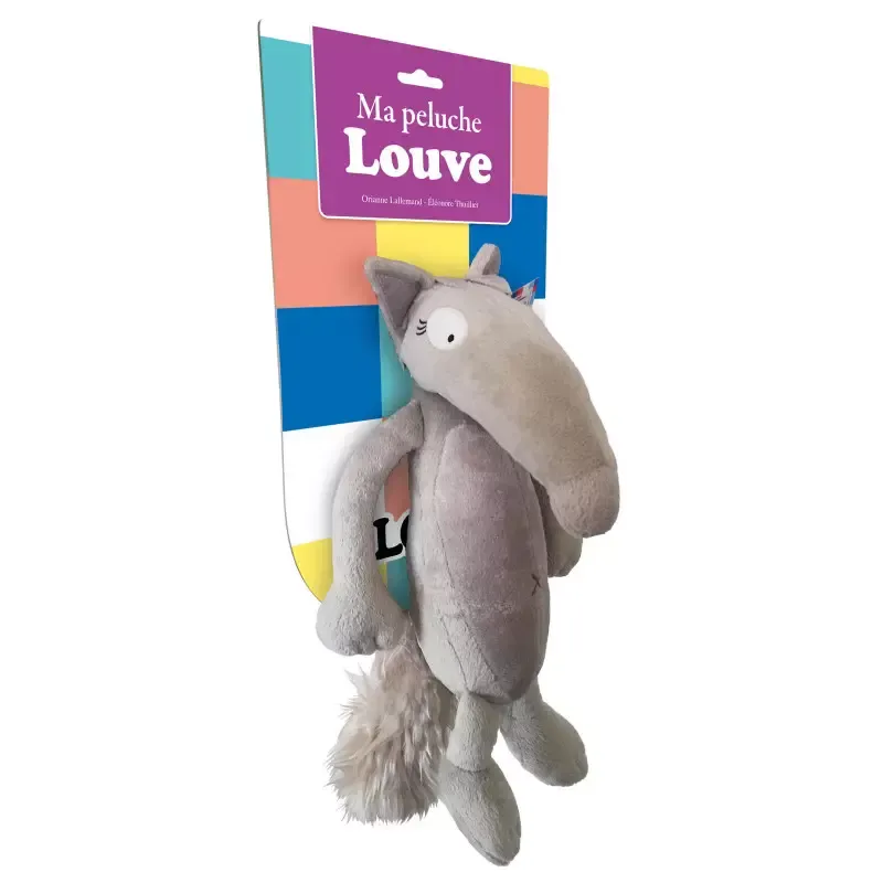 My plush Wolf - AUZ-9782733886786 - Editions Auzou - Loup, Mademoiselle Yeti, ... - Le Nuage de Charlotte