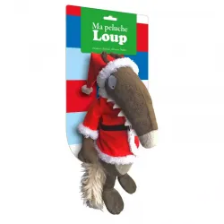 My plush Wolf - Christmas - AUZ-9782733863725 - Editions Auzou - Loup, Mademoiselle Yeti, ... - Le Nuage de Charlotte