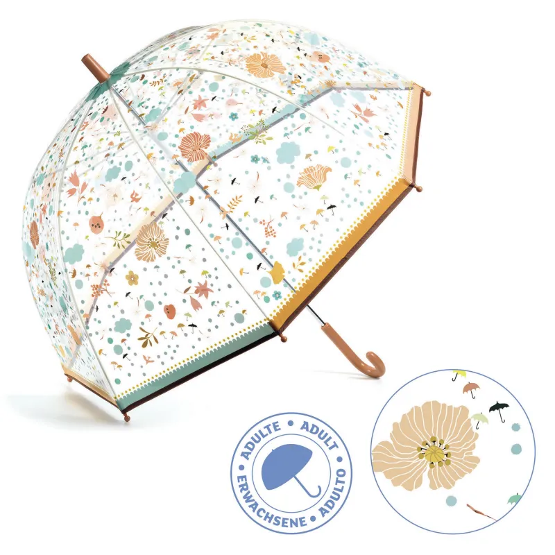 Parapluie Petites fleurs (adulte) - DJE-DD04720 - DJECO - Parapluies - Le Nuage de Charlotte