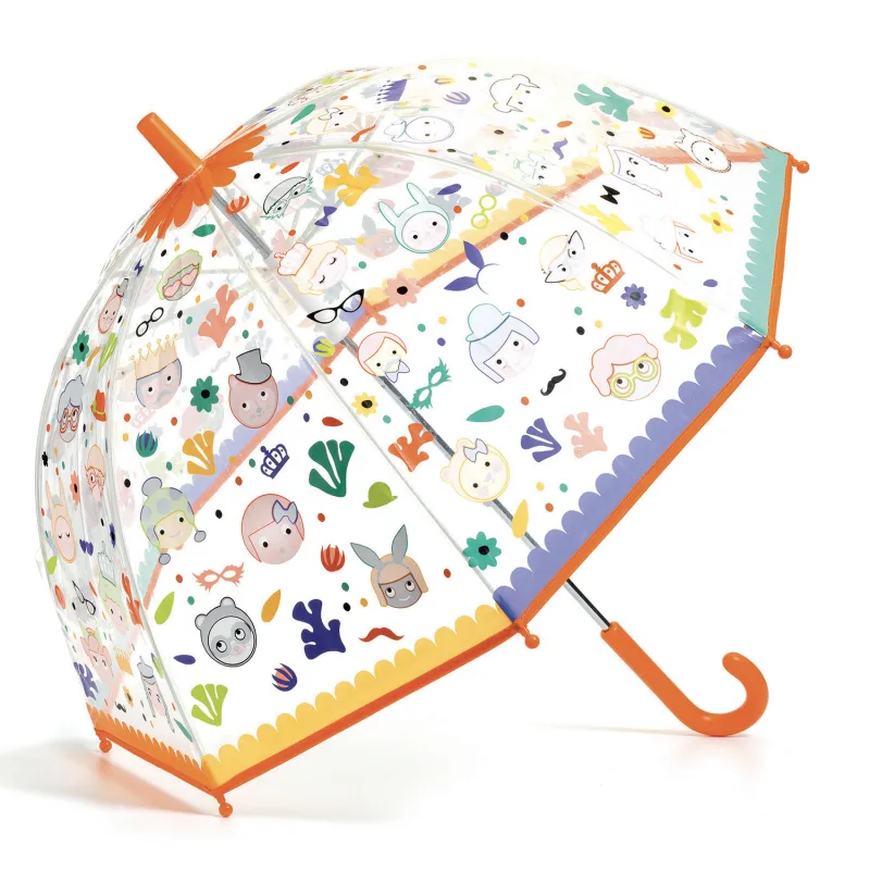 Parapluie Faces (medium) - DJE-DD04709 - DJECO - Parapluies - Le Nuage de Charlotte