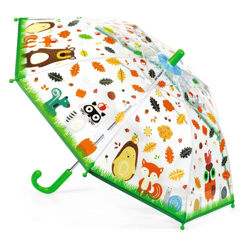 Parapluie Animaux de la forêt (small) - DJE-DD04725 - DJECO - Parapluies - Le Nuage de Charlotte