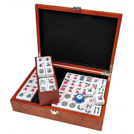 Mah Jongg, coffret design, avec des, avec chiffres arabes - PHIL-3166 - Philos - Jeux de société - Le Nuage de Charlotte