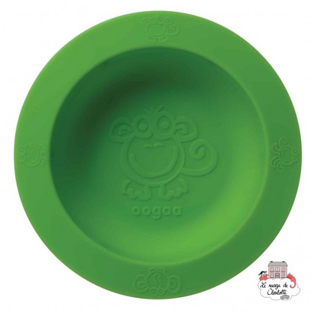 Bol en silicone vert - OOG715 - Oogaa - Assiettes et Bols - Le Nuage de Charlotte