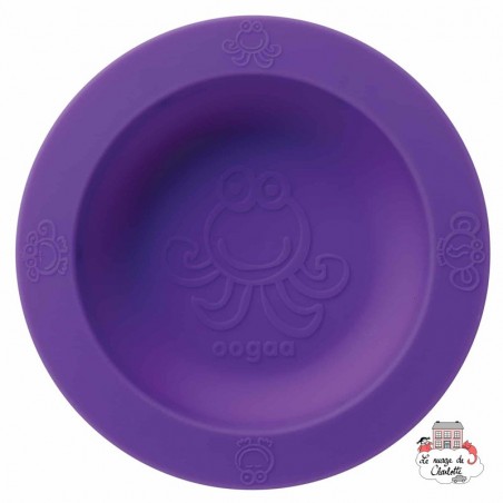 Bol en silicone violet - OOG712 - Oogaa - Assiettes et Bols - Le Nuage de Charlotte