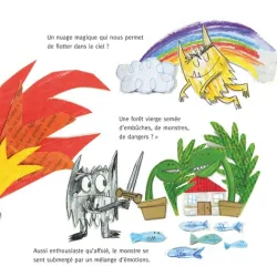 Le monstre des couleurs va à l'école - E4F-9791026402497 - Editions Quatres Fleuves - Albums et Contes - Le Nuage de Charlotte