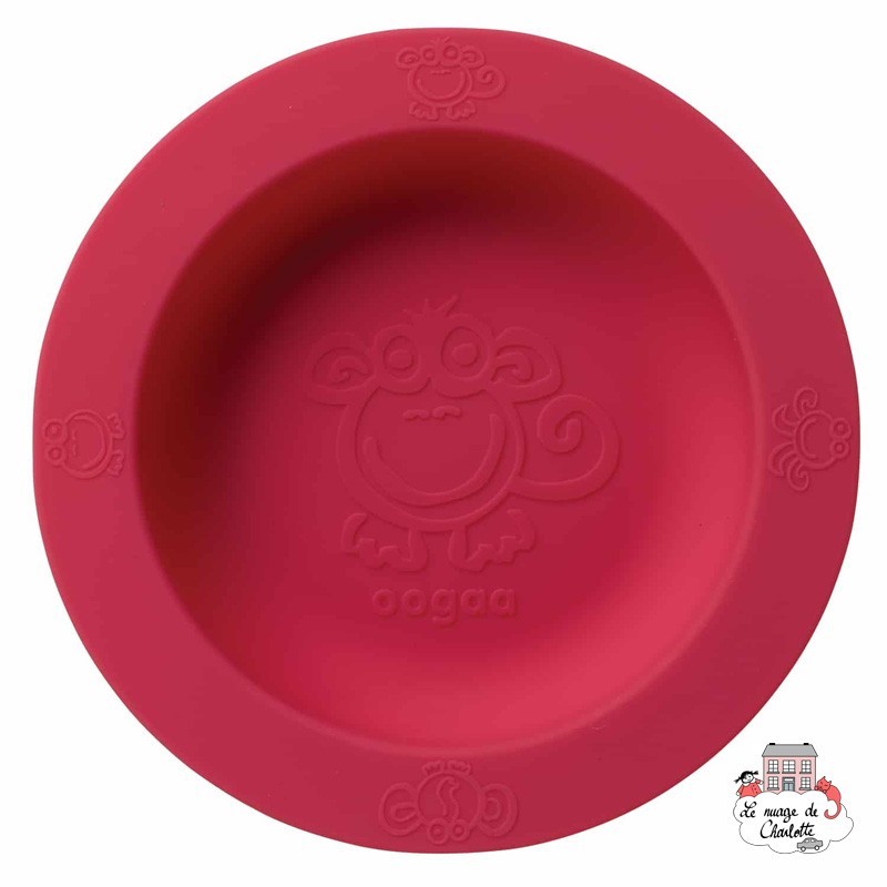 Bol en silicone rose - OOG713 - Oogaa - Assiettes et Bols - Le Nuage de Charlotte