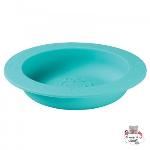 Bol en silicone turquoise - OOG718 - Oogaa - Assiettes et Bols - Le Nuage de Charlotte