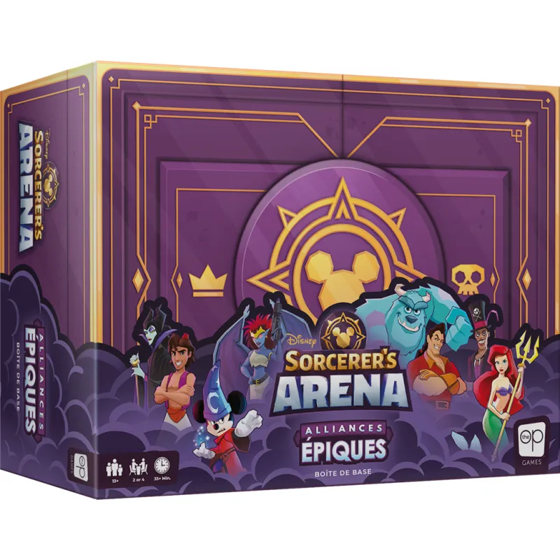 Disney Sorcerer's Arena - Alliances Epiques - Boîte de base - UOY-191620 - USAopoly - Jeux de société - Le Nuage de Charlotte