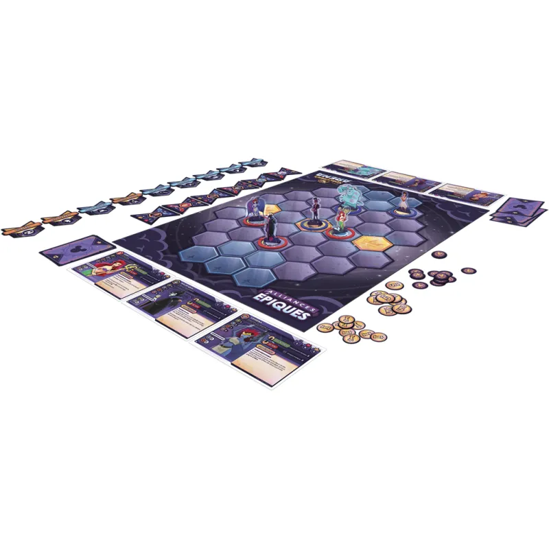 Disney Sorcerer's Arena - Alliances Epiques - Boîte de base - UOY-191620 - USAopoly - Jeux de société - Le Nuage de Charlotte