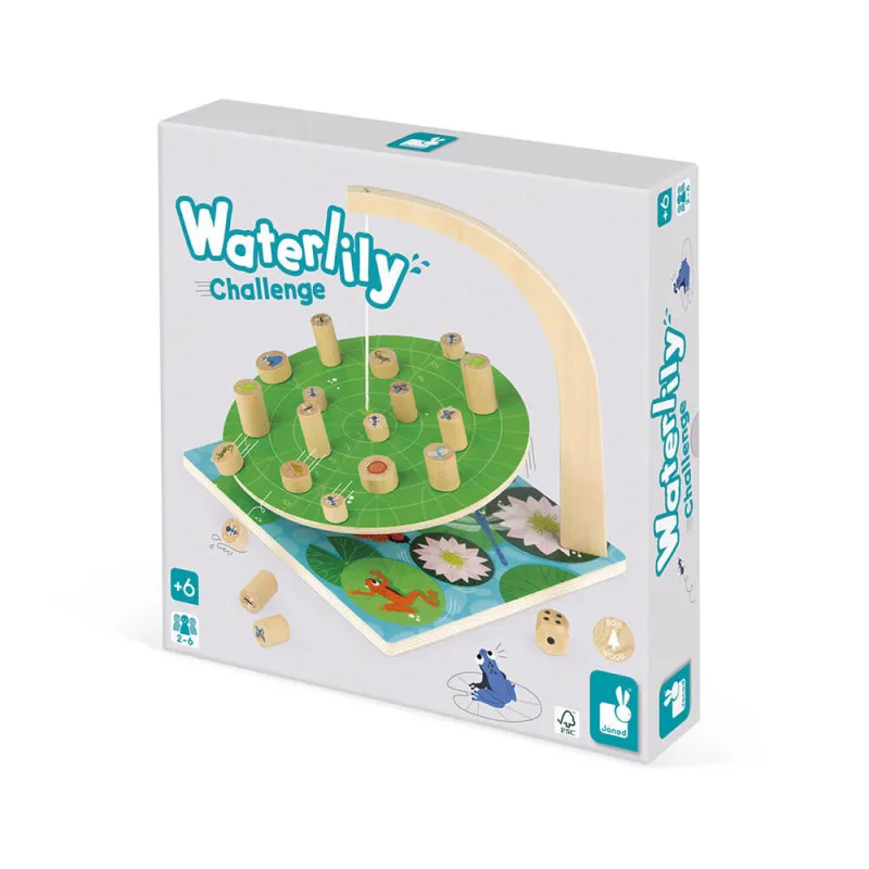 Waterlily Challenge (wood) - JAN-J02690 - Janod - Board Games - Le Nuage de Charlotte