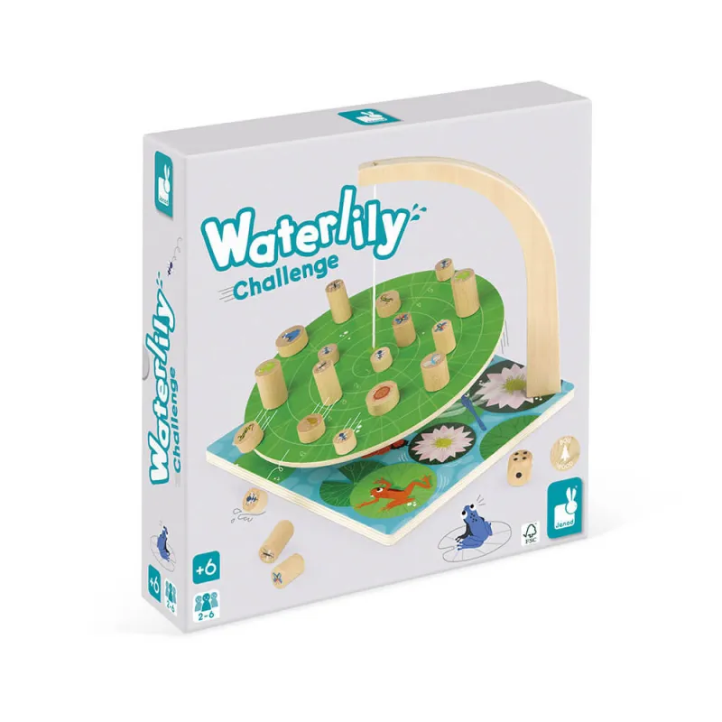 Waterlily Challenge (bois) - JAN-J02690 - Janod - Jeux de société - Le Nuage de Charlotte