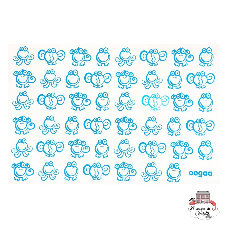 Set de table en silicone bleu - OOG601 - Oogaa - Sets de table - Le Nuage de Charlotte