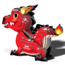 Eugy 085 - Dragon rouge - EUG-5313985 - dodoland - Maquettes en carton - Le Nuage de Charlotte