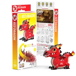 Eugy 085 - Red Dragon - EUG-5313985 - dodoland - Maquettes en carton - Le Nuage de Charlotte