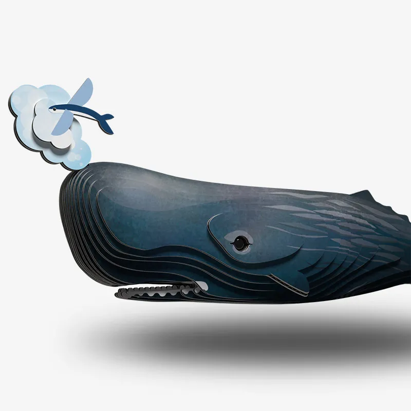 Eugy 092 - Sperm Whale - EUG-5313992 - dodoland - Maquettes en carton - Le Nuage de Charlotte