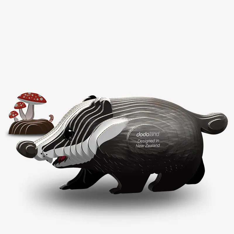 Eugy 094 - Badger - EUG-5313917 - dodoland - Maquettes en carton - Le Nuage de Charlotte