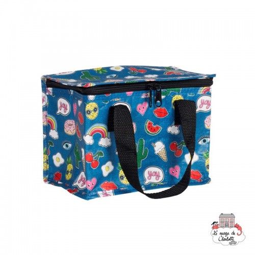 Sac repas Patches & Pins - S&BTOTE078 - Sass & Belle - Sacs isotherme - Le Nuage de Charlotte