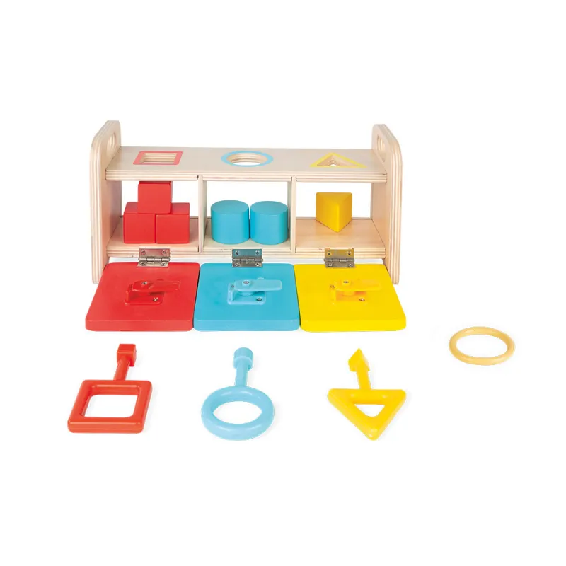 Essentiel - Shape Sorter Box with Keys - JAN-J05065 - Janod - Learn while having fun - Le Nuage de Charlotte