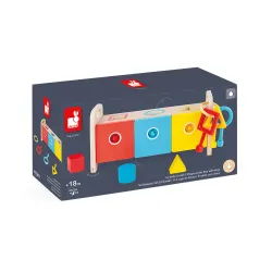 Essentiel - Shape Sorter Box with Keys - JAN-J05065 - Janod - Learn while having fun - Le Nuage de Charlotte