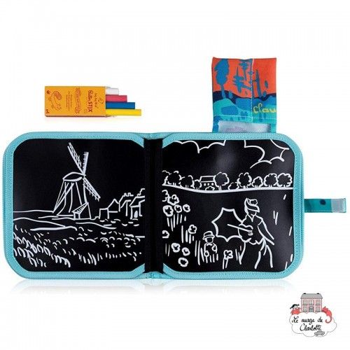 Color it & Go - Monet - JJB-CCB-MT - Jaq Jaq Bird - Drawing boards and slates - Le Nuage de Charlotte