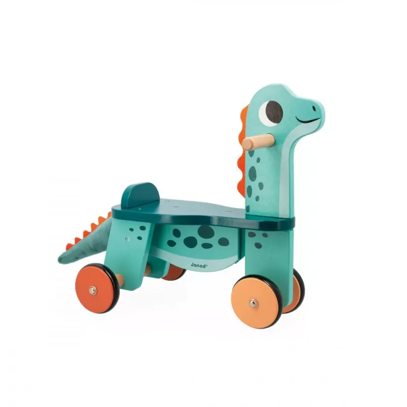 Dino - Ride On Dino Portosaurus - JAN-J05828 - Janod - Pull Along Toys - Le Nuage de Charlotte