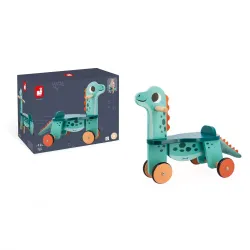 Dino - Ride On Dino Portosaurus - JAN-J05828 - Janod - Pull Along Toys - Le Nuage de Charlotte