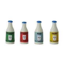 Sam & Julia - Minis - Bouteilles de lait (4 pièces) - TMM-MH11009 - The Mouse Mansion Company - Sam & Julia - Le Nuage de Cha...