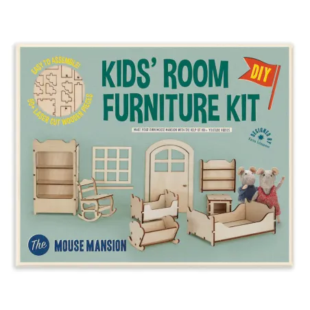 Sam & Julia - Kit de meubles - Chambre d'enfants - TMM-MH02002 - The Mouse Mansion Company - Sam & Julia - Le Nuage de Charlotte