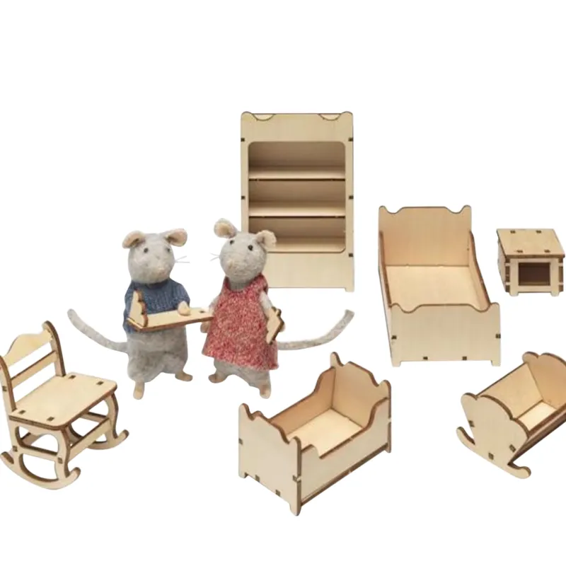 Sam & Julia - Kid's Room furniture kit - TMM-MH02002 - The Mouse Mansion Company - Sam & Julia - Le Nuage de Charlotte