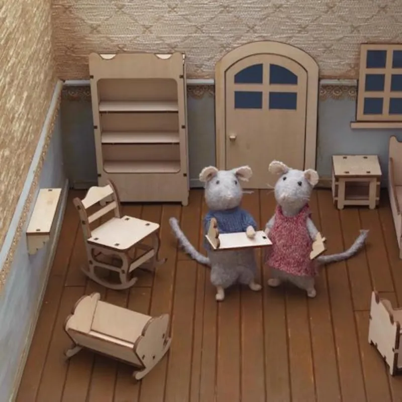 Sam & Julia - Kid's Room furniture kit - TMM-MH02002 - The Mouse Mansion Company - Sam & Julia - Le Nuage de Charlotte