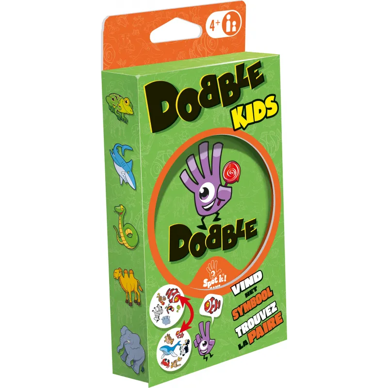 Dobble Kids (eco-blister) - ZYG-191392 - Zygomatic - Jeux de société - Le Nuage de Charlotte