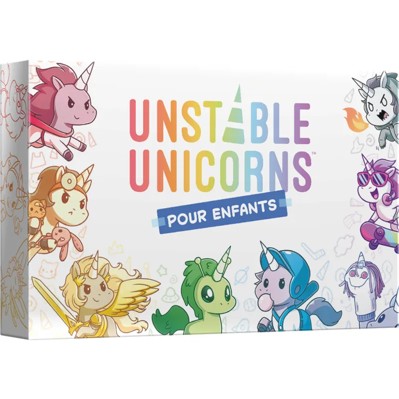 Unstable Unicorns pour enfants - TEE-191690 - Tee Turtles - Board Games - Le Nuage de Charlotte