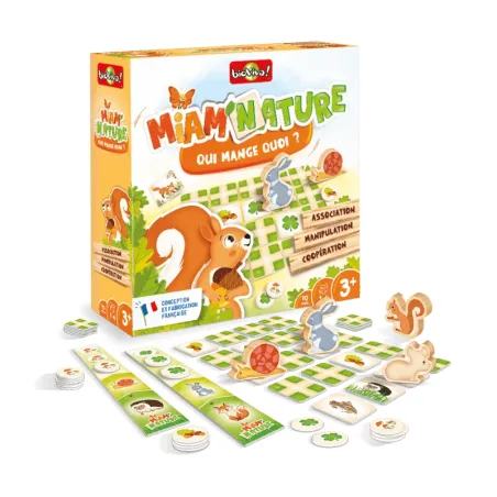 Miam'Nature - qui mange quoi? - BIOV-15400375 - BioViva - Board Games - Le Nuage de Charlotte