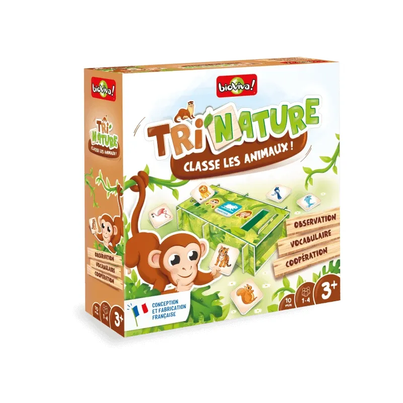 Tri'Nature - Classe les animaux! - BIOV-15400377 - BioViva - Jeux de société - Le Nuage de Charlotte