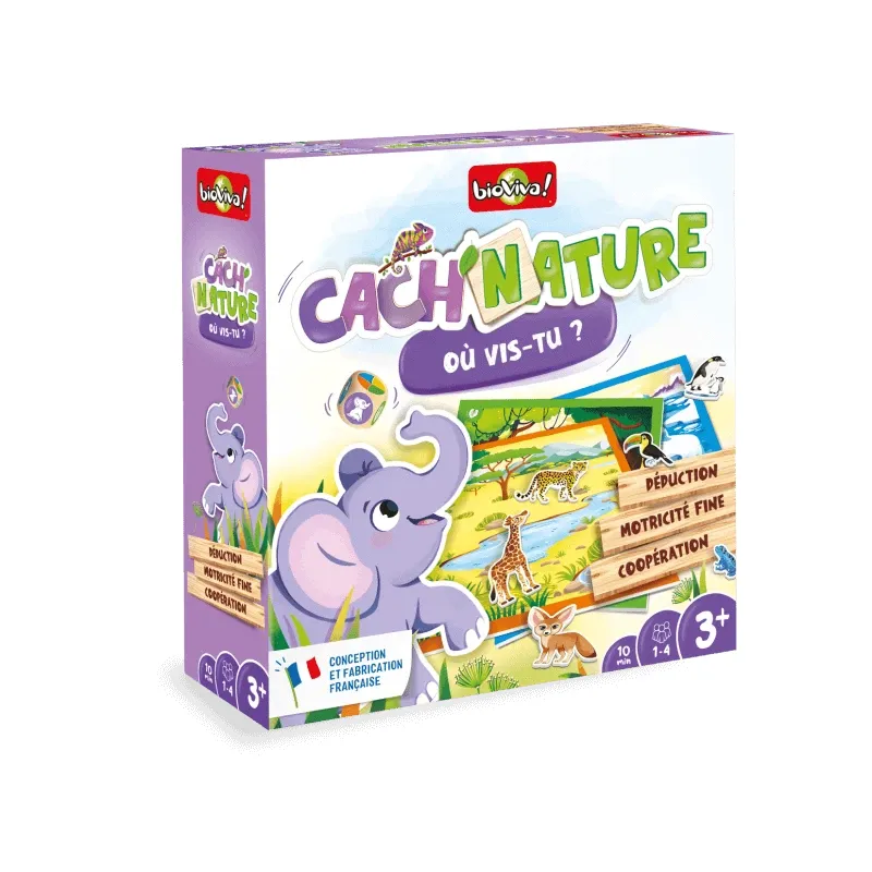 Cach'Nature - Où vis-tu? - BIOV-15400376 - BioViva - Board Games - Le Nuage de Charlotte