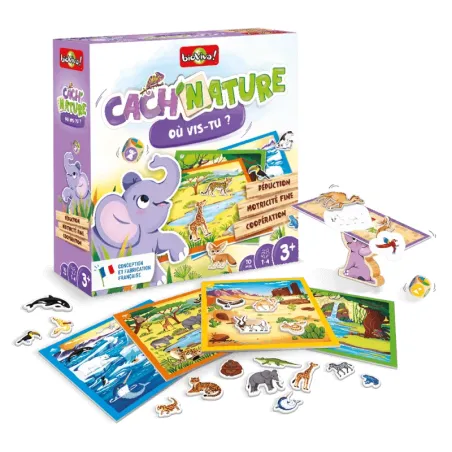 Cach'Nature - Où vis-tu? - BIOV-15400376 - BioViva - Jeux de société - Le Nuage de Charlotte