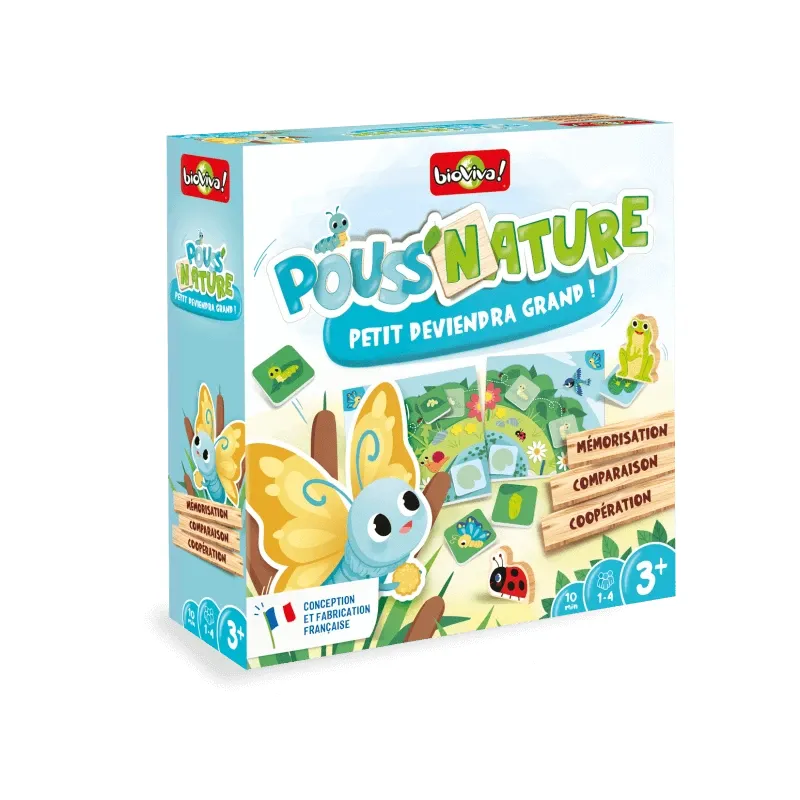 Pouss'Nature - Petit deviendra grand! - BIOV-15400378 - BioViva - Jeux de société - Le Nuage de Charlotte