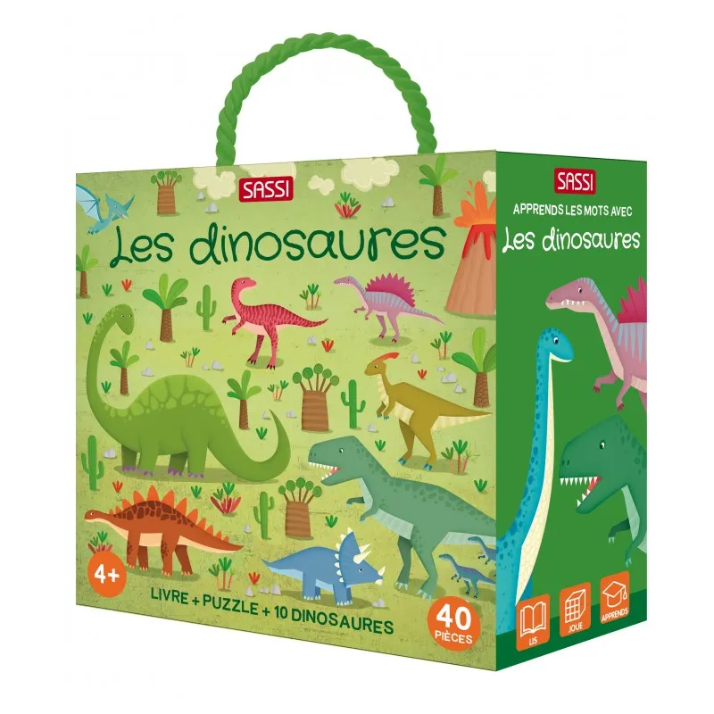 Q-box - Dinosaurs - SASSI-9788830307551 - Sassi - Puzzles for little ones - Le Nuage de Charlotte