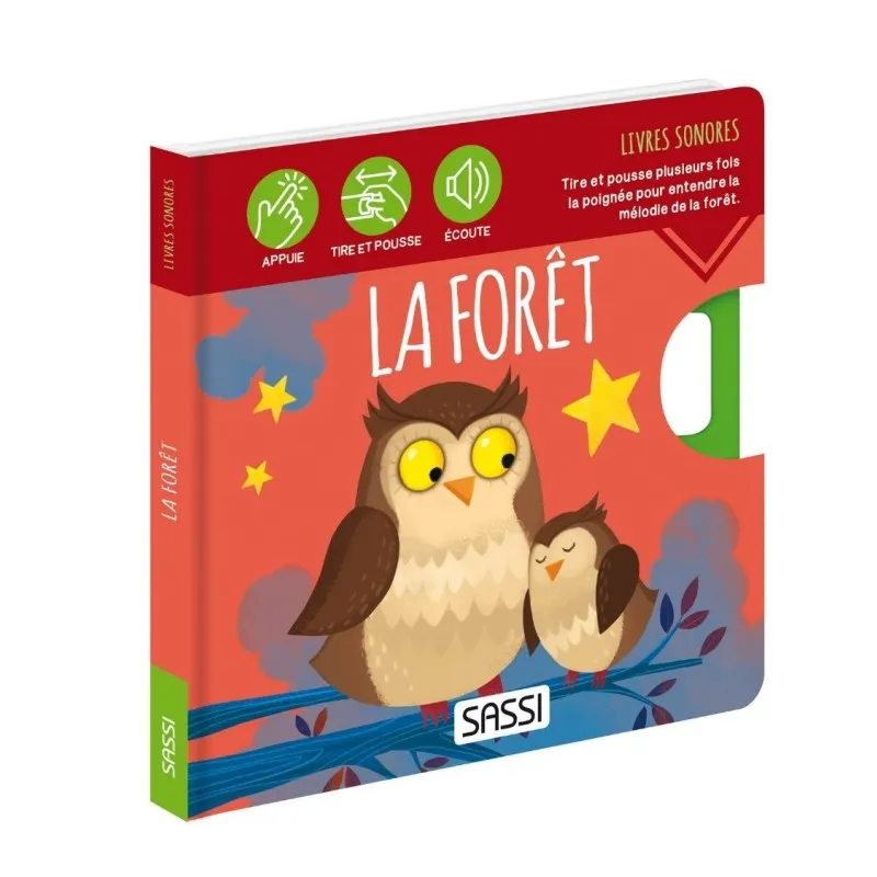 La forêt - Livres sonores - SASSI-9788830313569 - Sassi - Livres d'Activités - Le Nuage de Charlotte