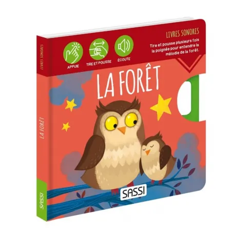 La forêt - Livres sonores - SASSI-9788830313569 - Sassi - Livres d'Activités - Le Nuage de Charlotte