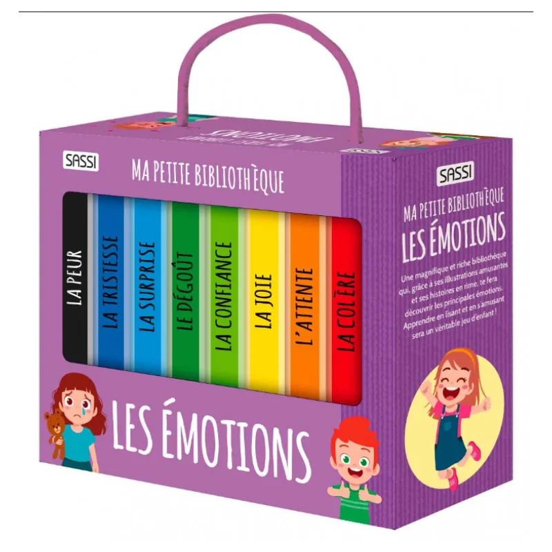 Ma petite bibliothèque - Les émotions - SASSI-9788830312517 - Sassi - Preschool - Le Nuage de Charlotte